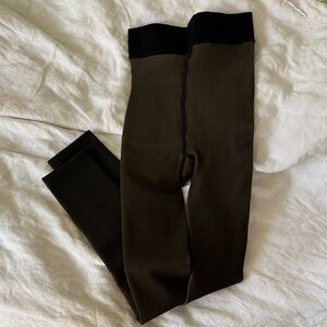 Verish fleece lined black leggings